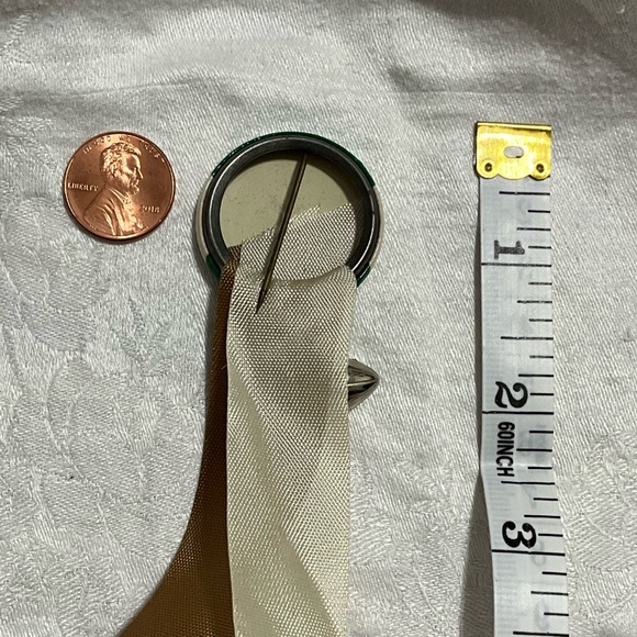 70’s vintage New York jets football button with ribbons and charm vtg vguc sport - Picture 5 of 5